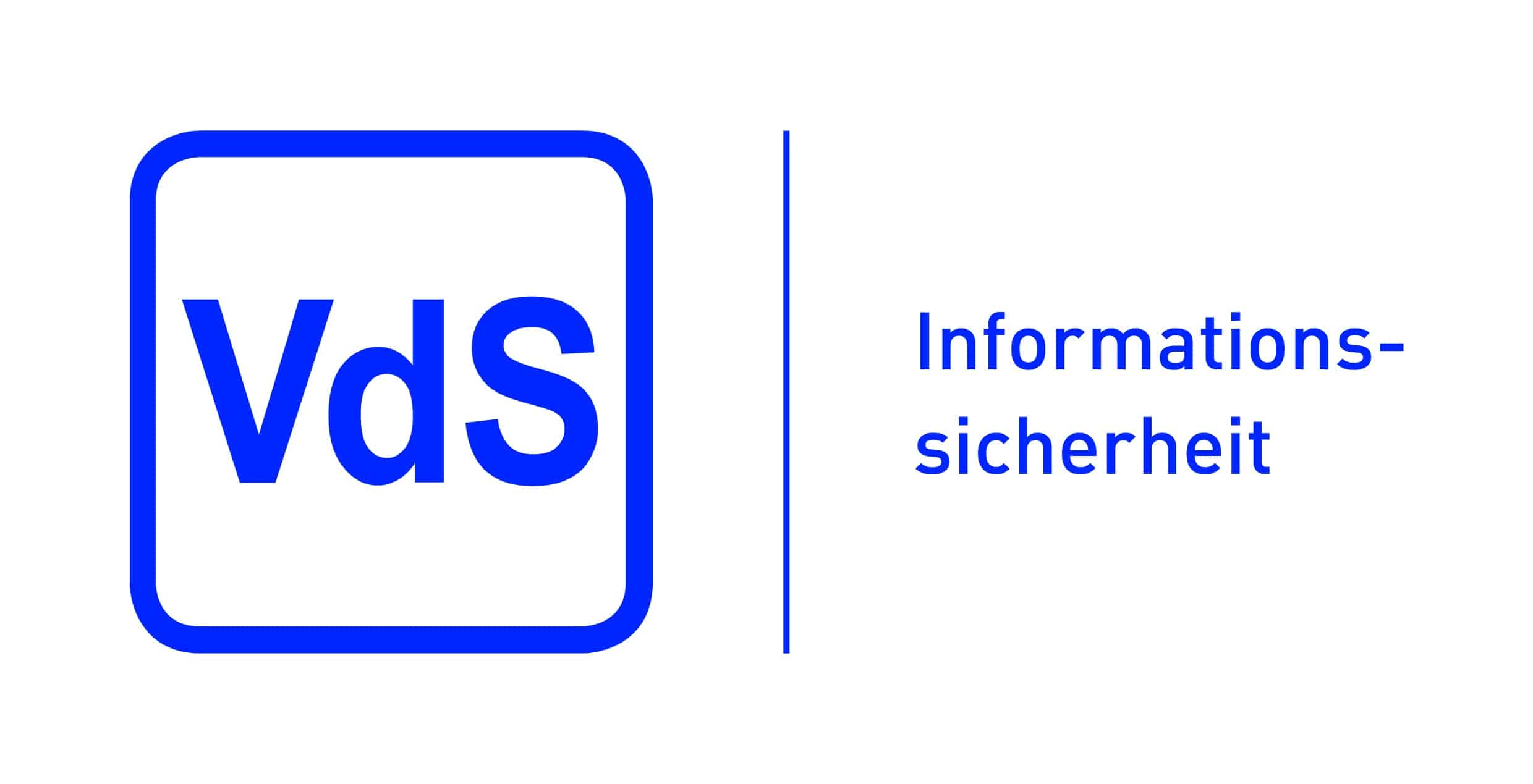 Zu sehen ist das VDS Logo für Informationssicherheit