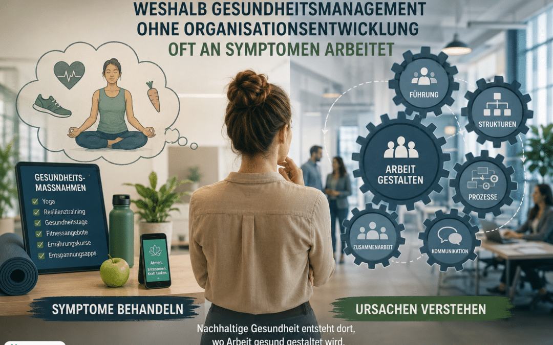 Weshalb Gesundheitsmanagement ohne Organisationsentwicklung oft an Symptomen arbeitet