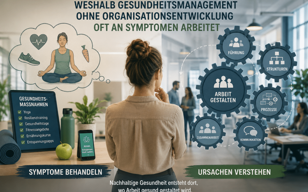 Weshalb Gesundheitsmanagement ohne Organisationsentwicklung oft an Symptomen arbeitet
