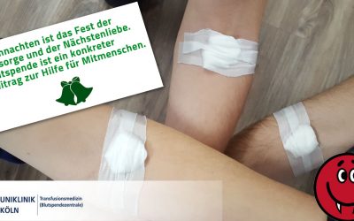 Blutspenden zum frohen Fest