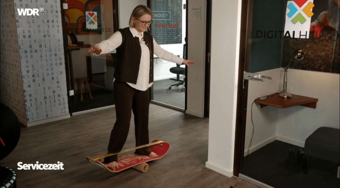 Sitzalternativen am Arbeitsplatz
